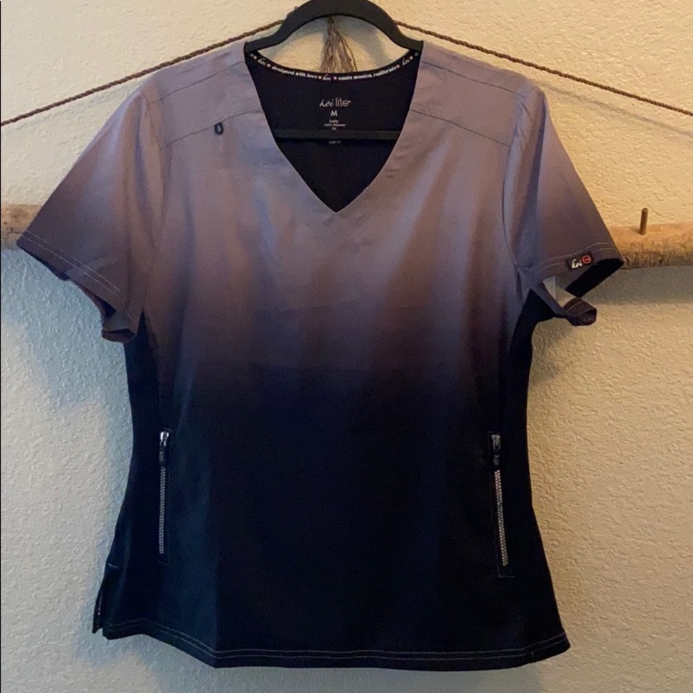 Koi lite scrub top ombré